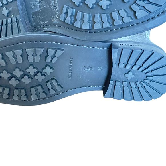 ALLSAINTS Brigade Combat Boots Snakeskin Print Size - Picture 6 of 12